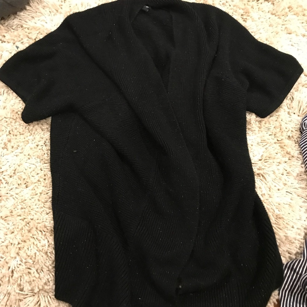 Sparkly black cozy sweater